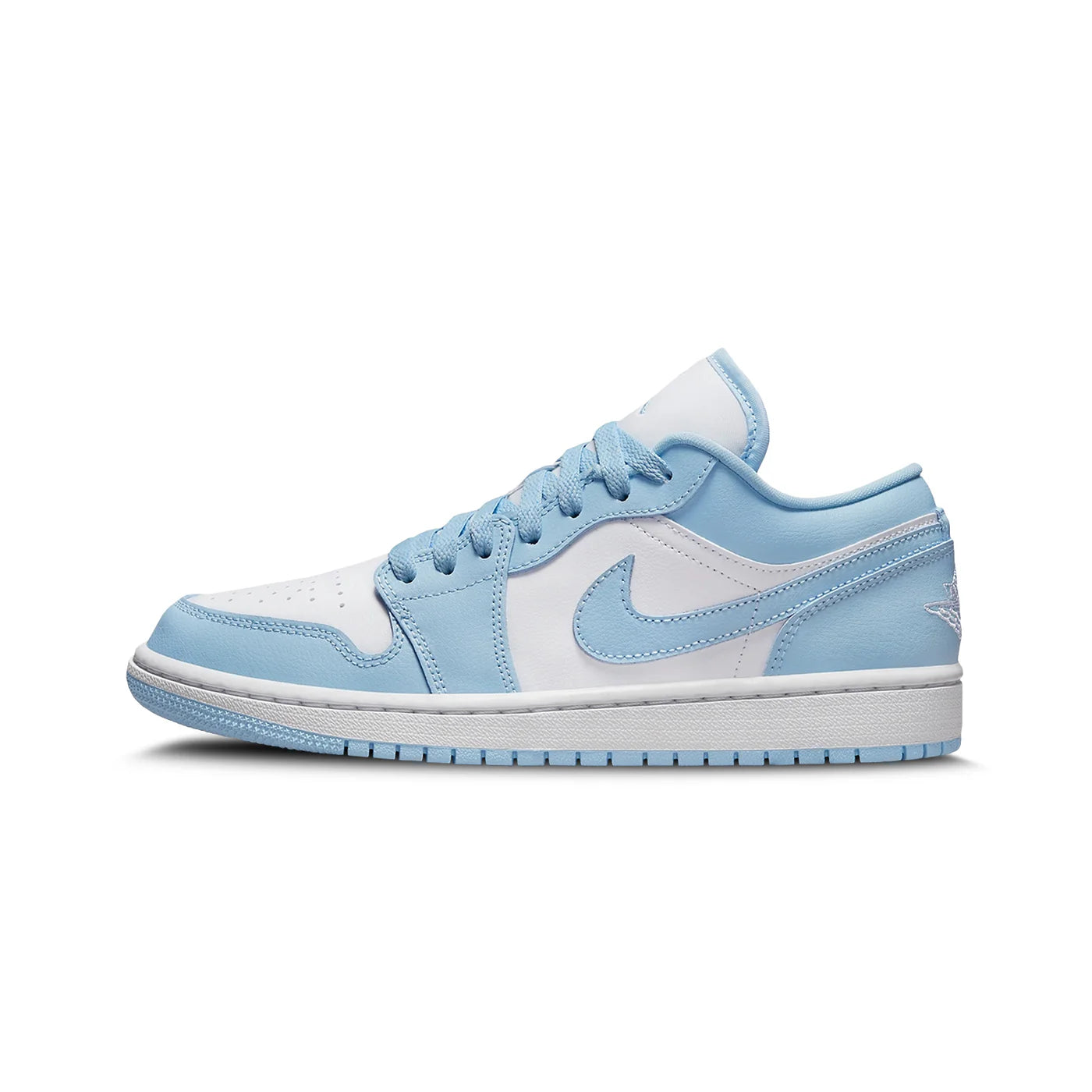 JORDAN 1 LOW WHITE ICE BLUE (W)