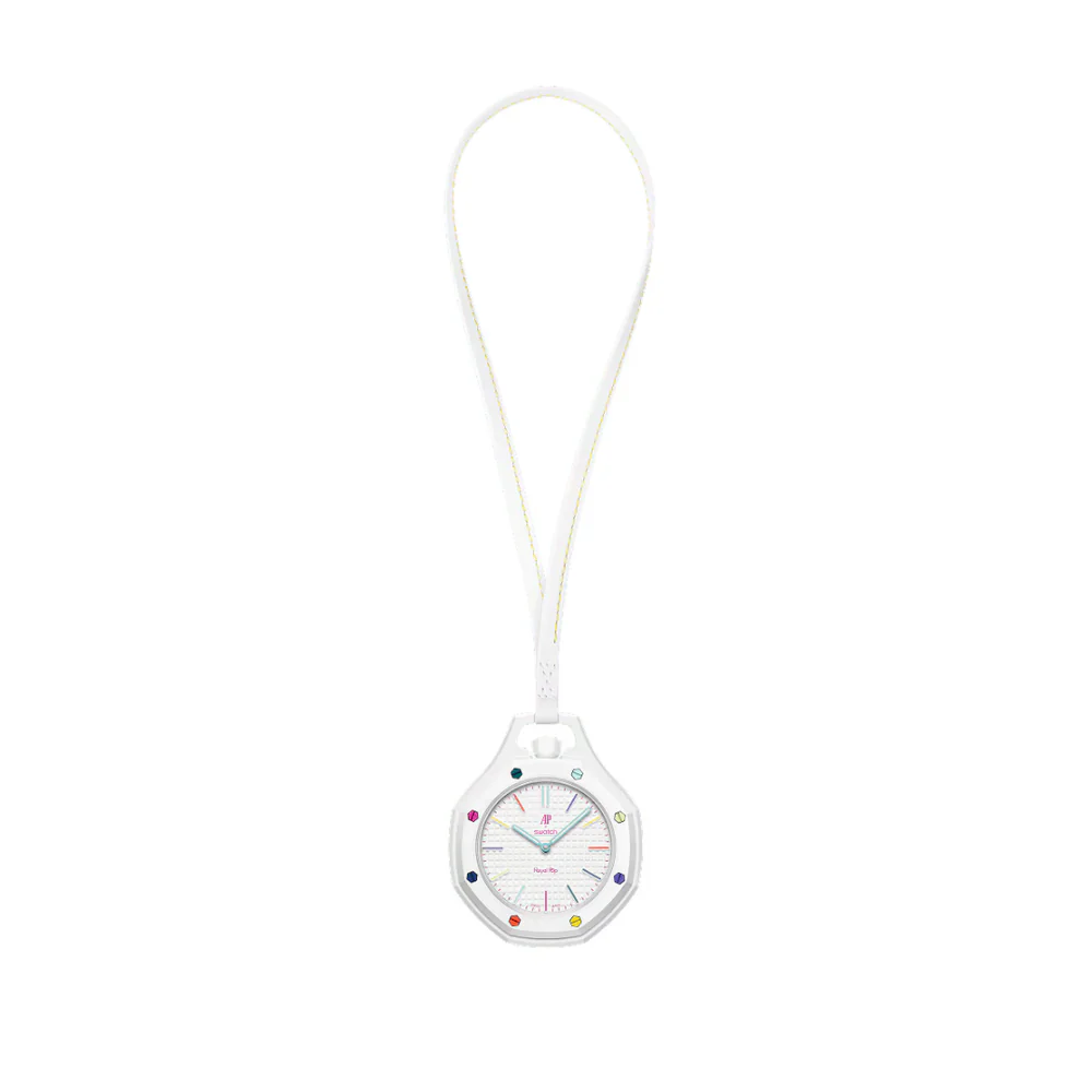 SWATCH X AP ROYAL POP HUIT BLANC