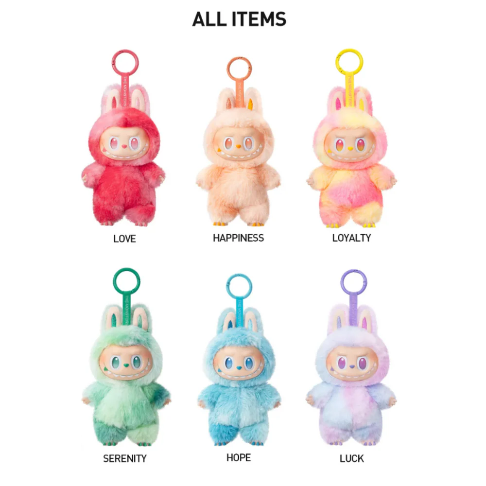 POP MART LABUBU THE MONSTERS BIG INTO ENERGY SERIES VINYL PLUSH PENDANT SEALED CASE (PACK OF 6)