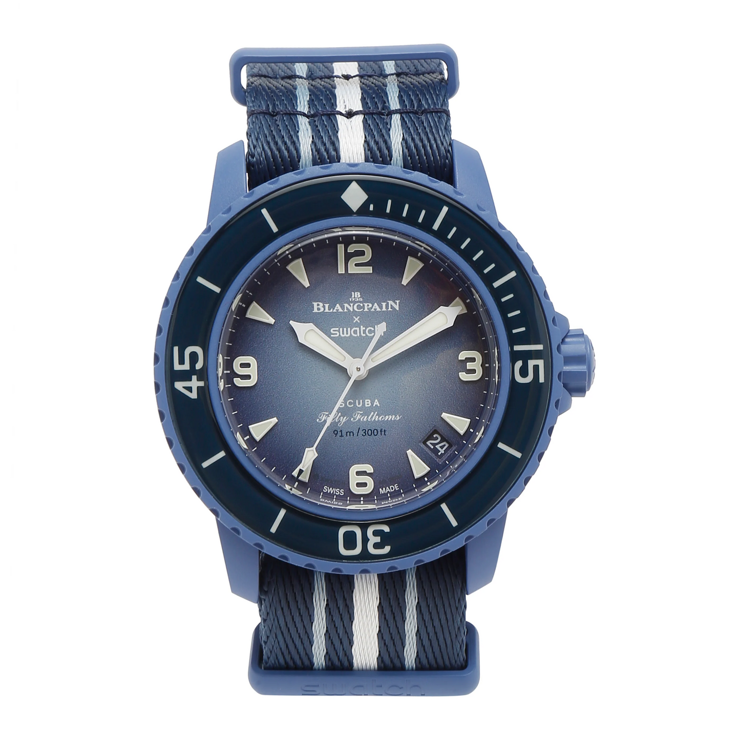 SWATCH X BLANCPAIN BIOCERAMIC SCUBA FIFTY FATHOMS ATLANTIC OCEAN