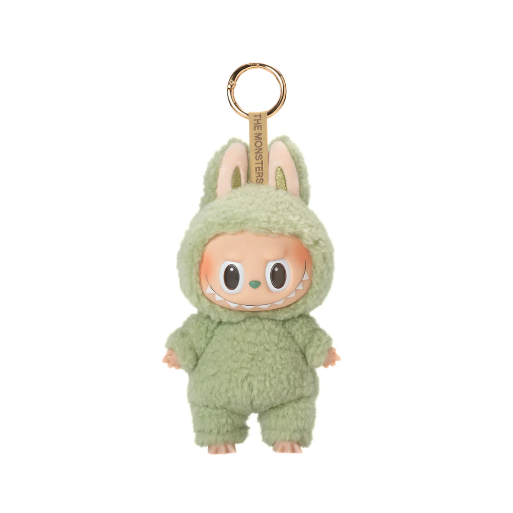 POP MART LABUBU THE MONSTERS TASTY MACARONS GREEN GRAPE VINYL PLUSH PENDANT