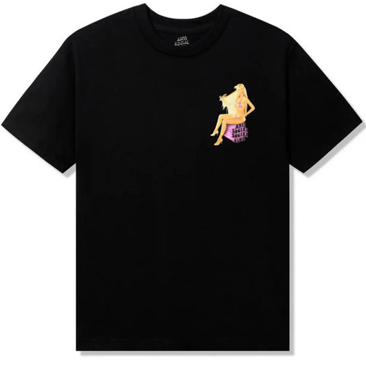 ANTI SOCIAL SOCIAL CLUB ELLEN VON UNWERTH FANTASY TEE BLACK