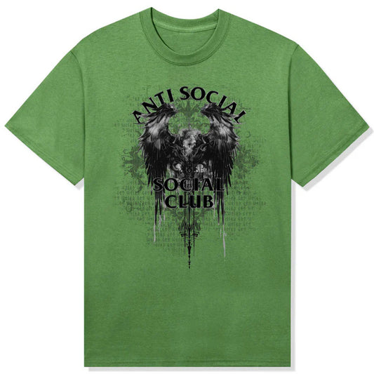 ANTI SOCIAL SOCIAL CLUB UNDER THE TREES TEE DILL GREEN