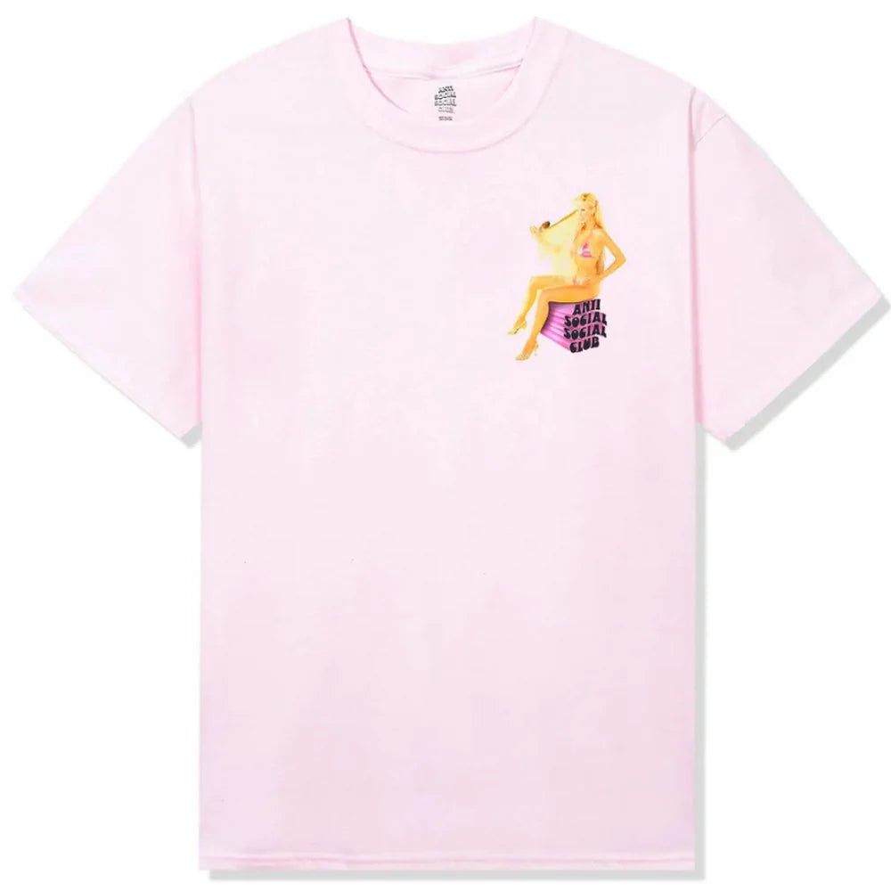 ANTI SOCIAL SOCIAL CLUB ELLEN VON UNWERTH FOR ASSC TEE PALE PINK