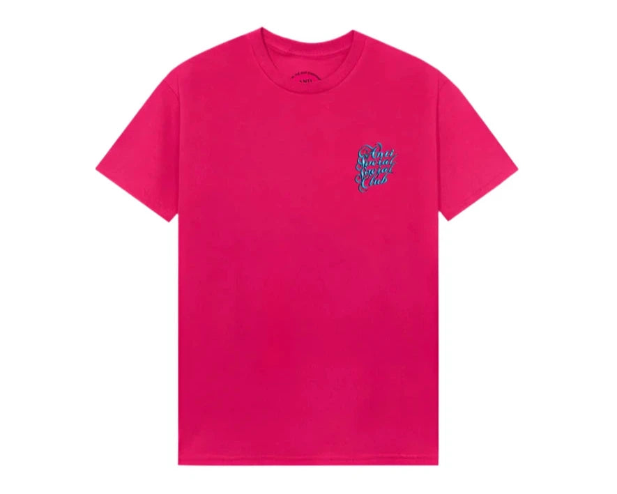 Anti Social Social Club Eye Lash Tee Pink