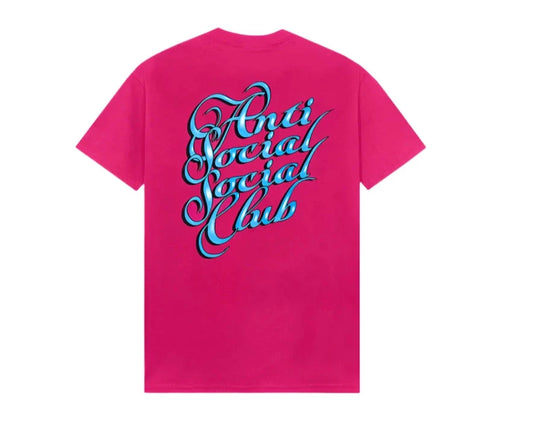 Anti Social Social Club Eye Lash Tee Pink