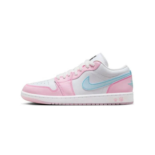 JORDAN 1 LOW SE PAW PRINT PINK FOAM (W)