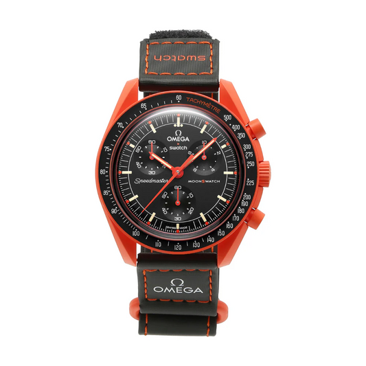 SWATCH X OMEGA BIOCERAMIC MOONSWATCH MISSION ON EARTH - LAVA